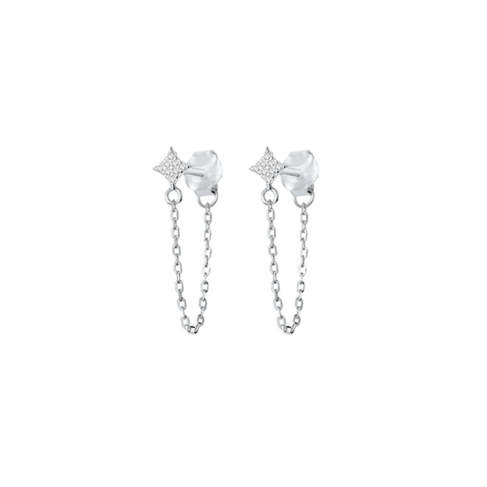 Ulyssa Chain Stud Earrings