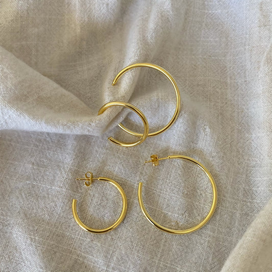 Minimalist Hoop Earrings