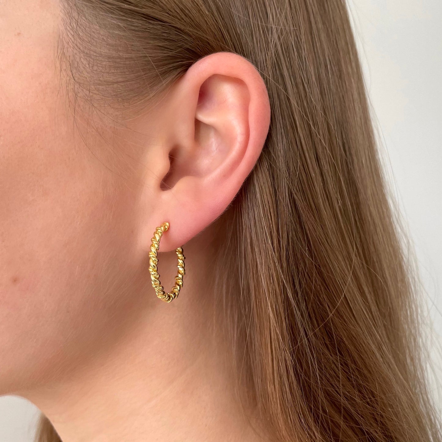 Intertwined Hoop Earrings