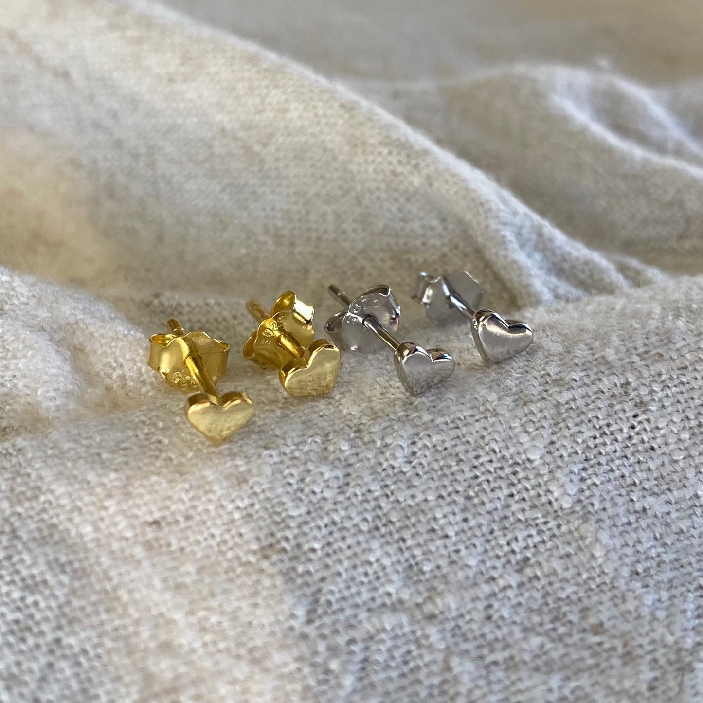 Heart Stud Earrings
