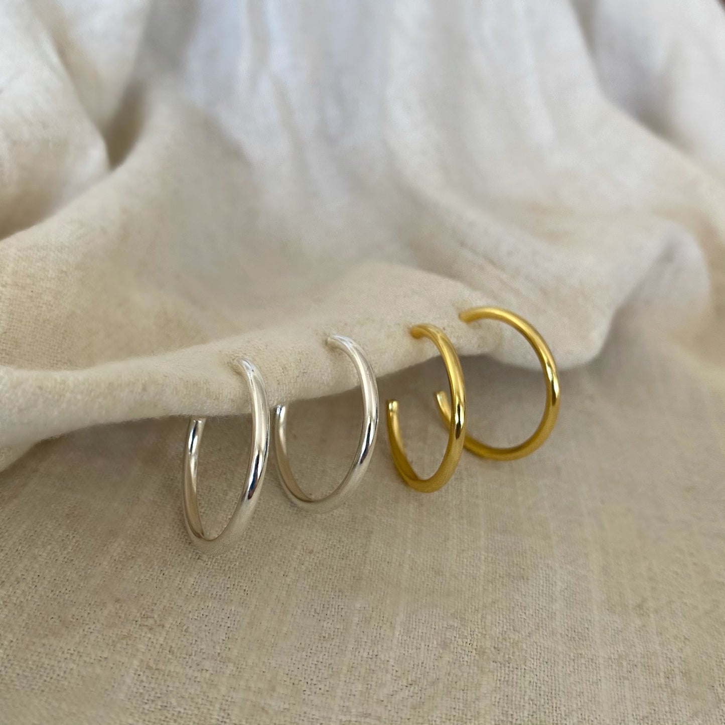 Minimalist Hoop Earrings