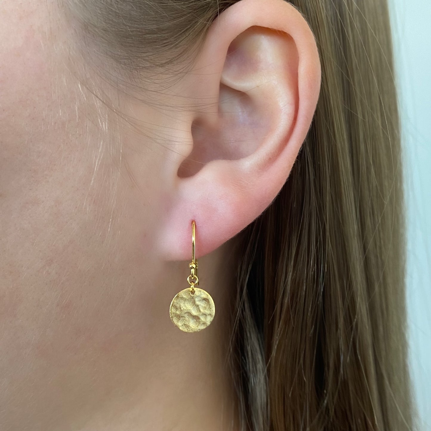 Hammered Earrings