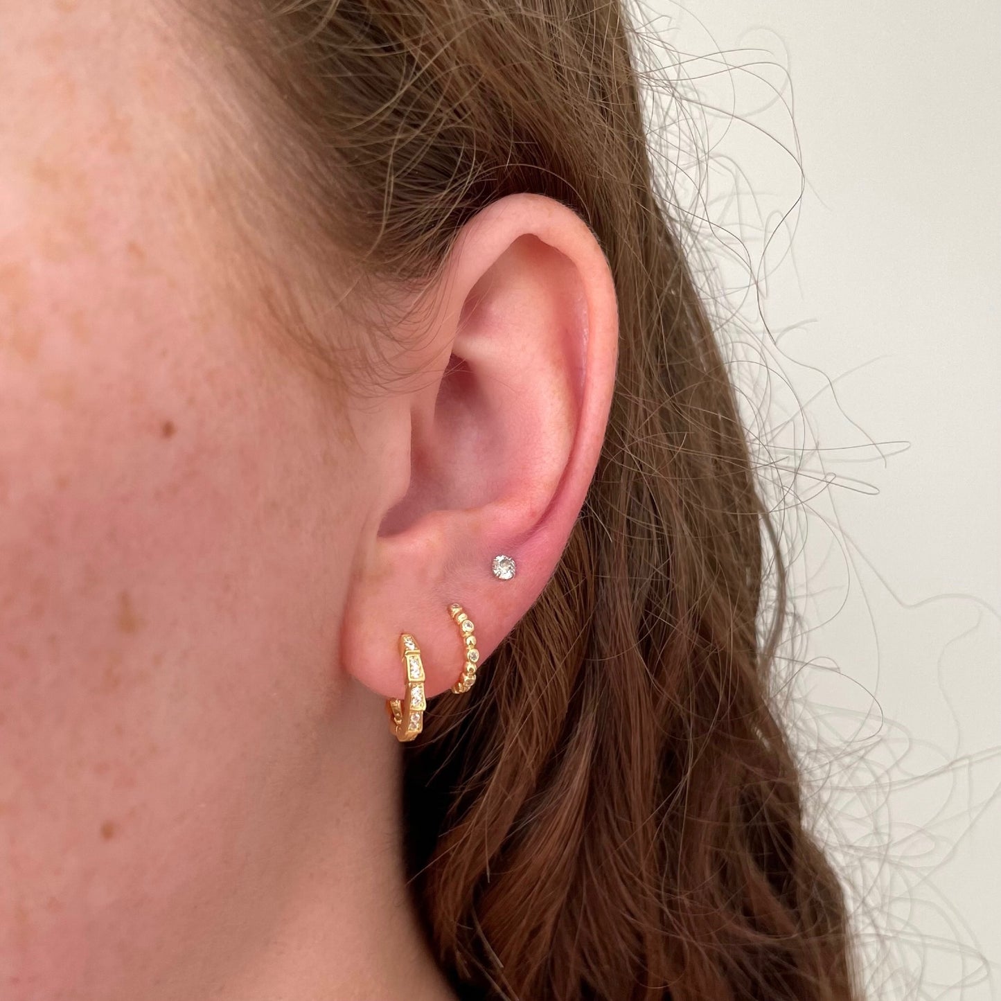 Simple Staple Stud Earrings