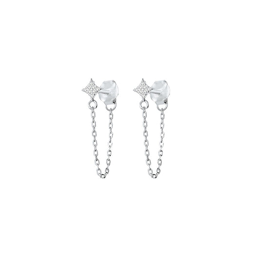 Ulyssa Chain Stud Earrings