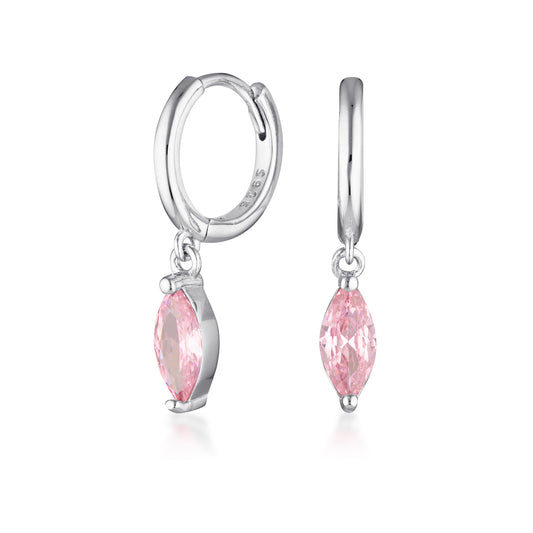 Blush Huggie Earrings