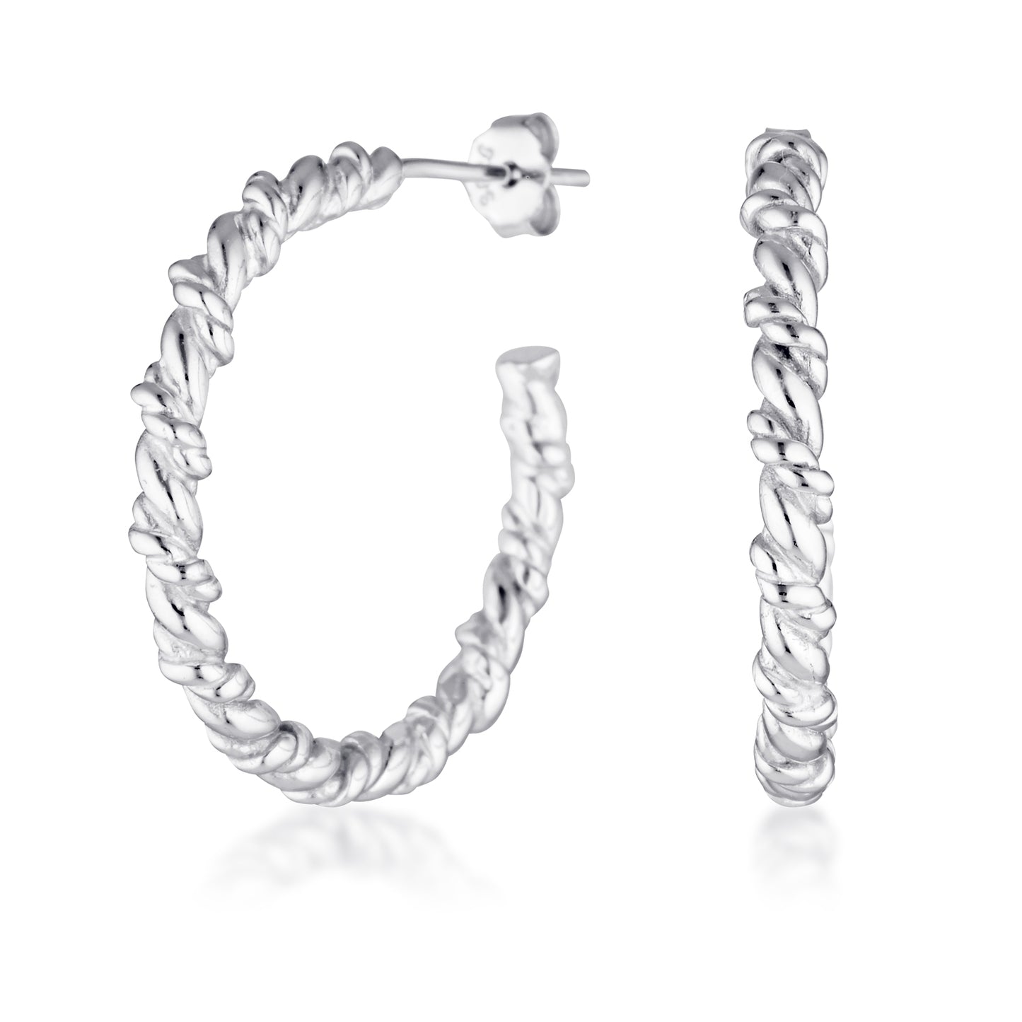 Intertwined Hoop Earrings