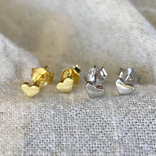 Heart Stud Earrings